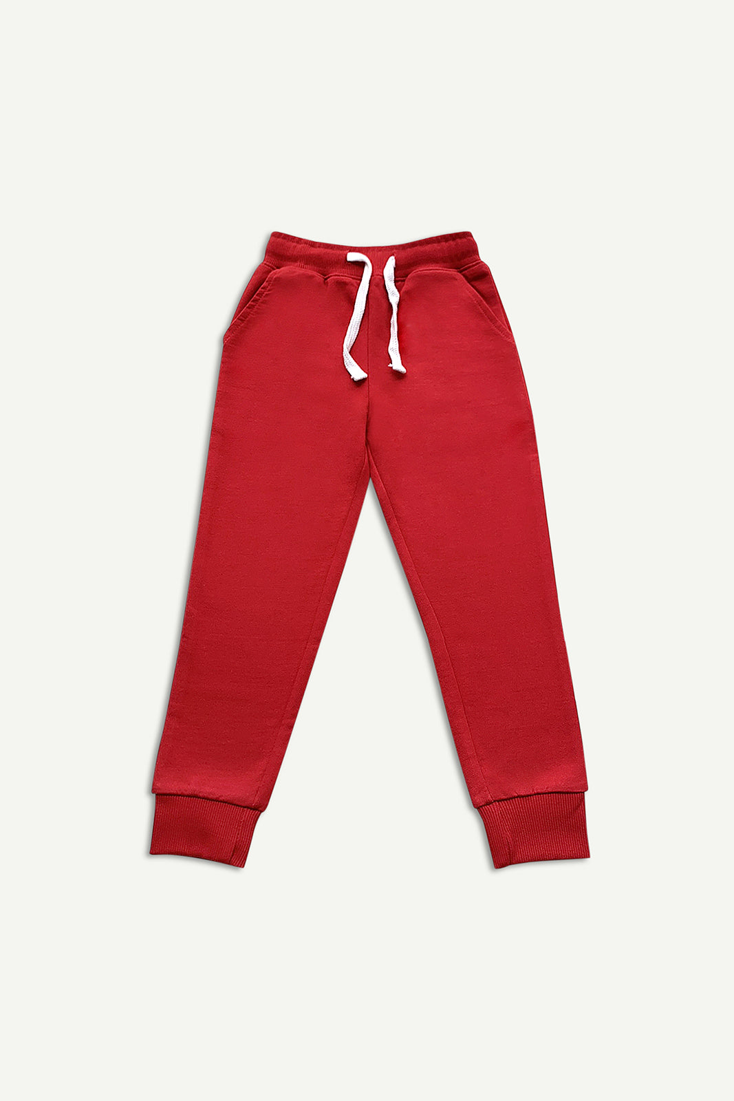 Kids red jogging on sale bottoms