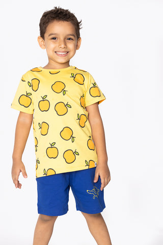 Fruit T-Shirt in Buttercup Yellow - Unisex